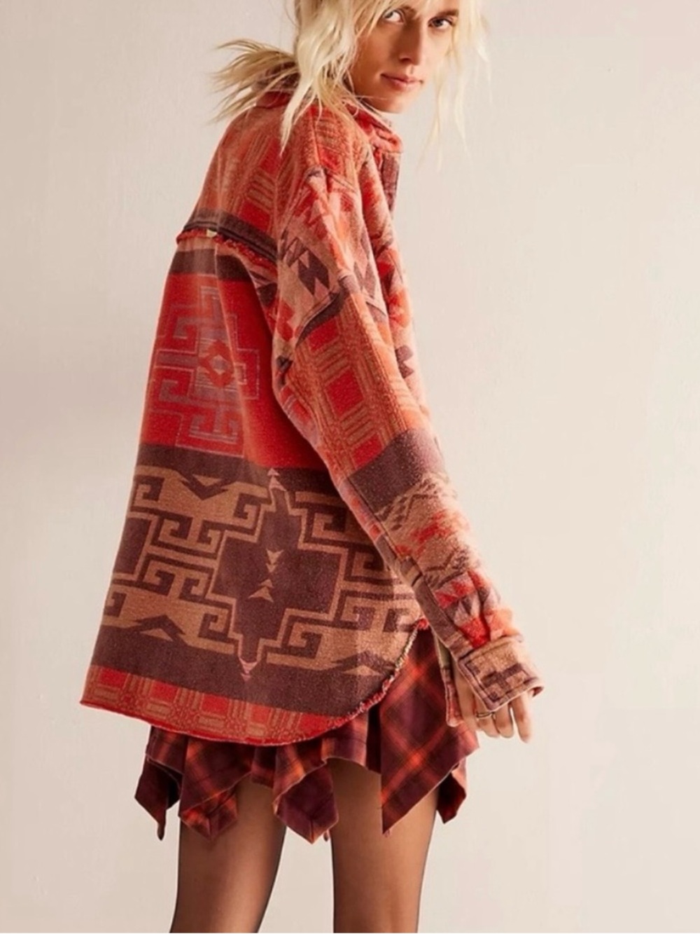 Free People We The Free Arizona Sky Pullover Western
Jacket/shirt Size small - Picture 6 of 10